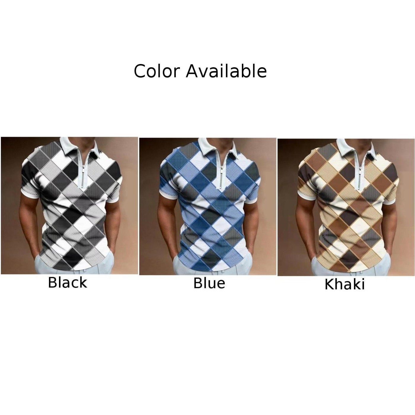 Comfortable Wear Men's T-shirts Casual Tee Slight Stretch 3D Print Holiday gallery