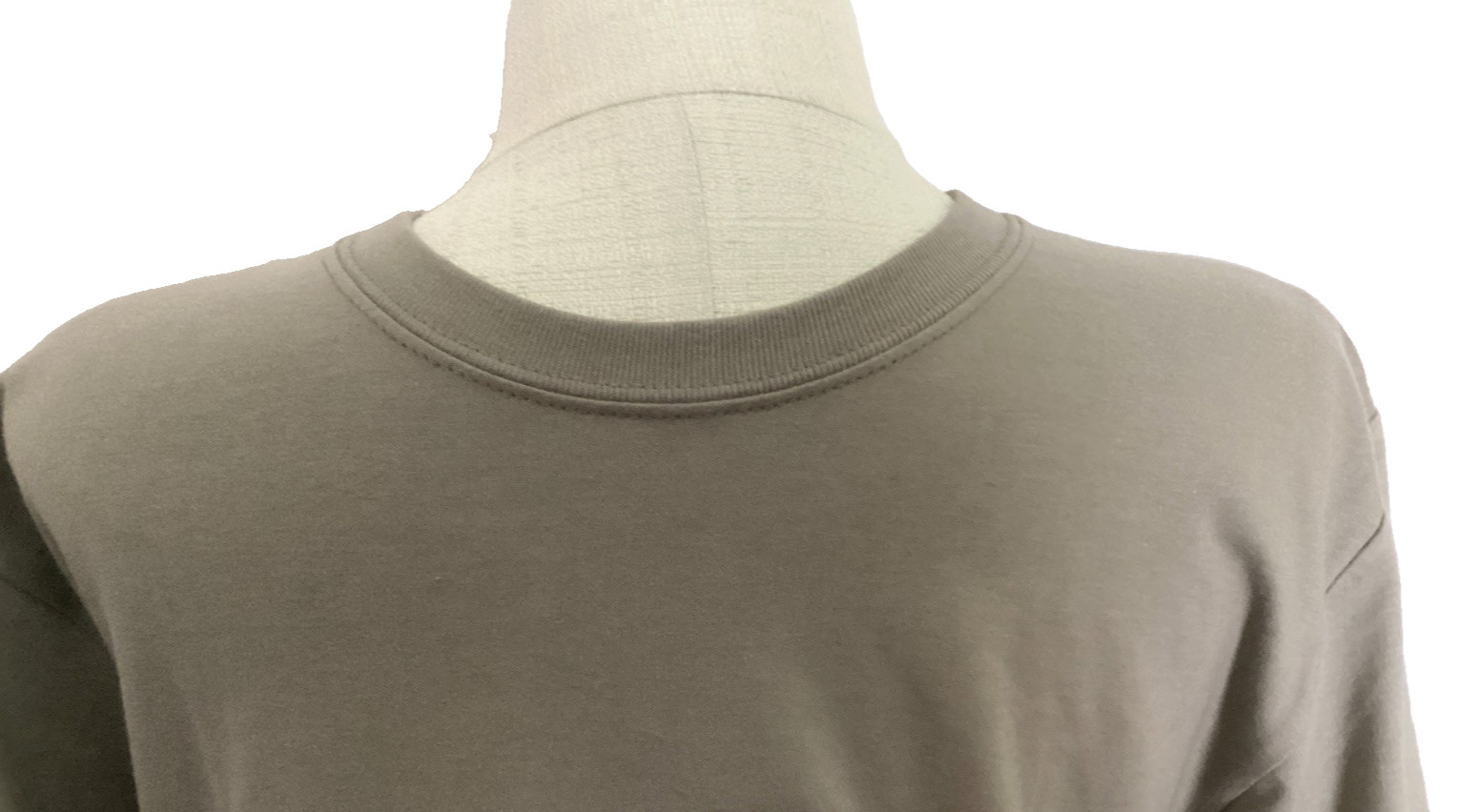 ATHLETIC WORKS Breathable Taupe Short Sleeve Crew Neck T-Shirt Sz M* gallery