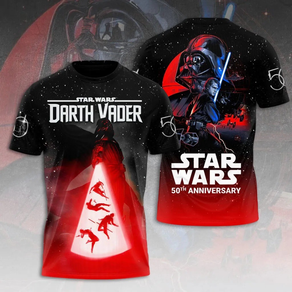 Star Wars 50th Anniversary Darth Vader T-shirt Size XS-6XL All Over Print gallery