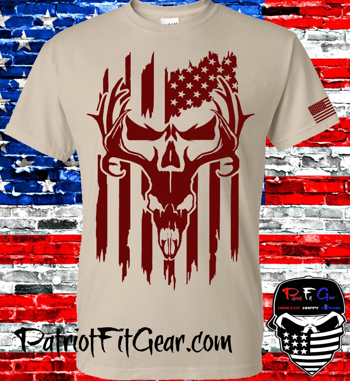 t-shirt,Hunting,Deer Hunting,Country Life,Bow Hunting,Buck Skull,Custom t-shirt gallery