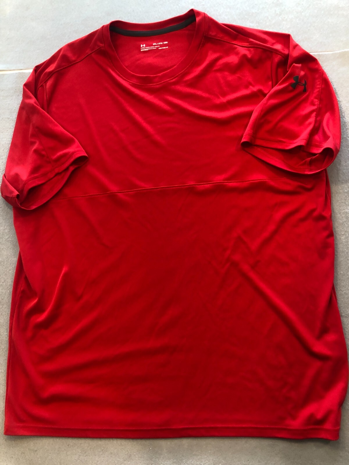 Under Armour Shirt Men’s 3XL Red Loose Fit Activewear Casual Tee