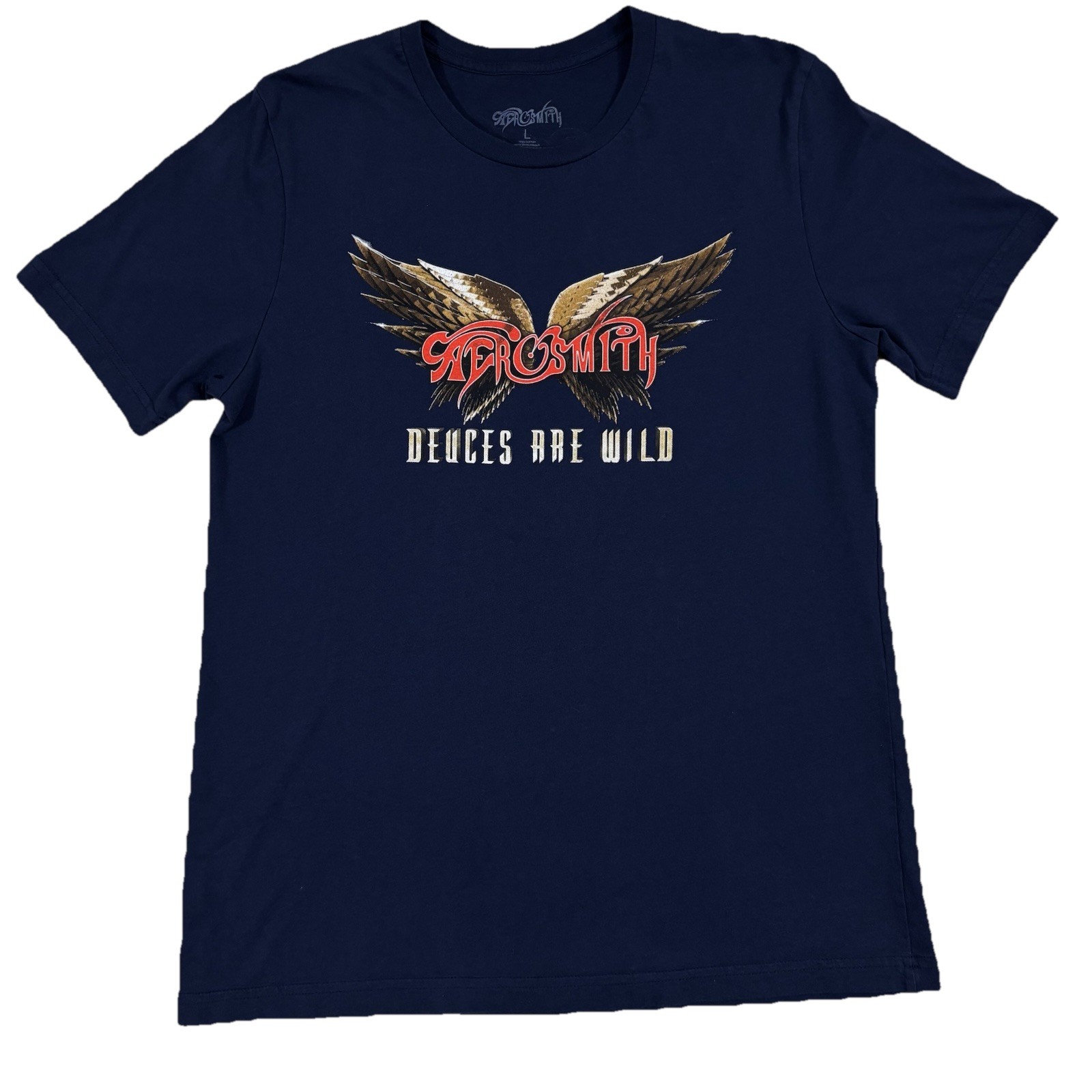 Aerosmith Deuces Are Wild Tour T Shirt 2019 East Coast Run Concert Adult Large L gallery