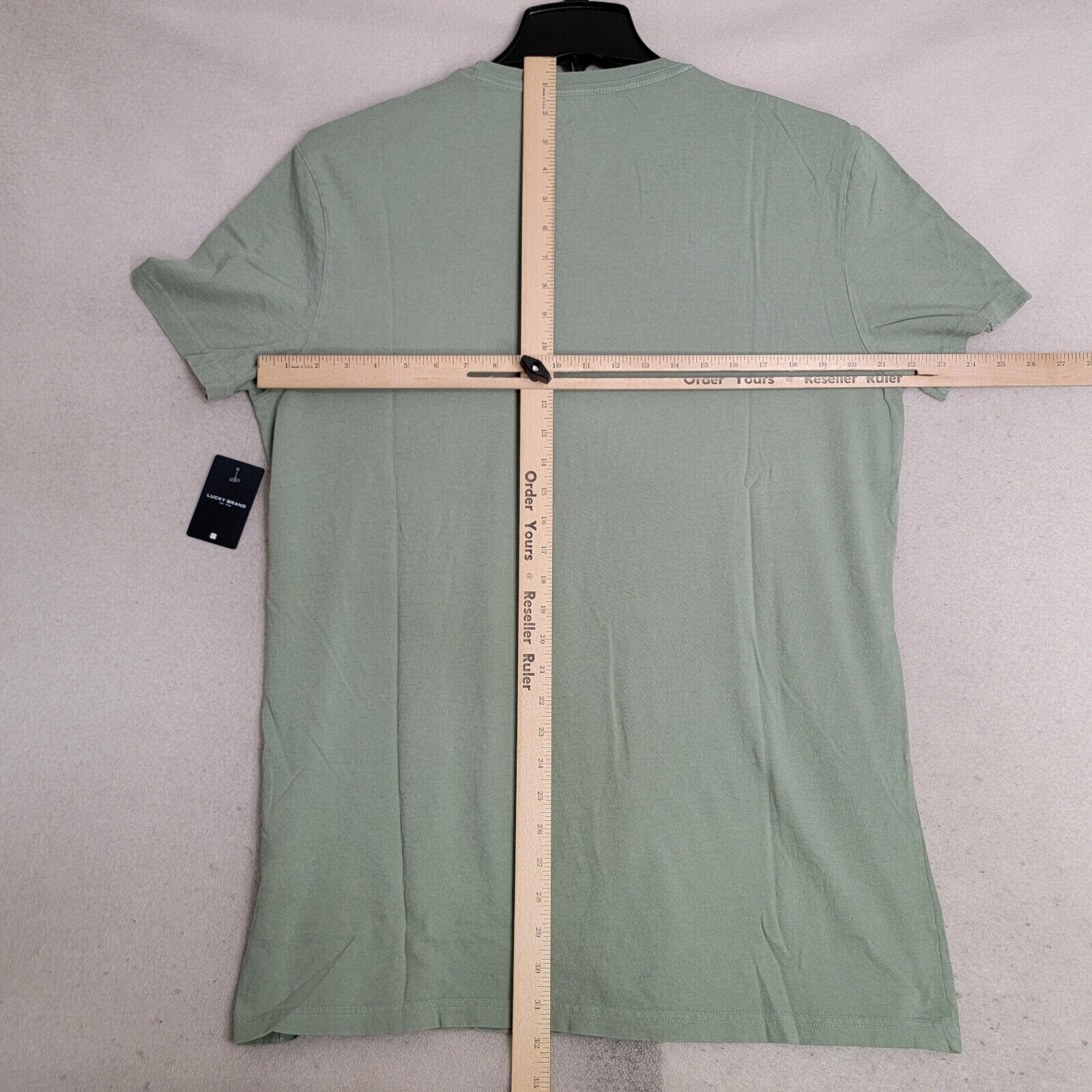 Lucky Brand Surf Crazy Shirt Mens Large L Green Beach Casual Outdoor Retro NWT A gallery