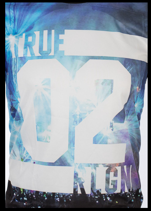 $79 TRUE RELIGION Black CONCERT SUBLIMATION Short Sleeve Graphic T-shirt NWT gallery