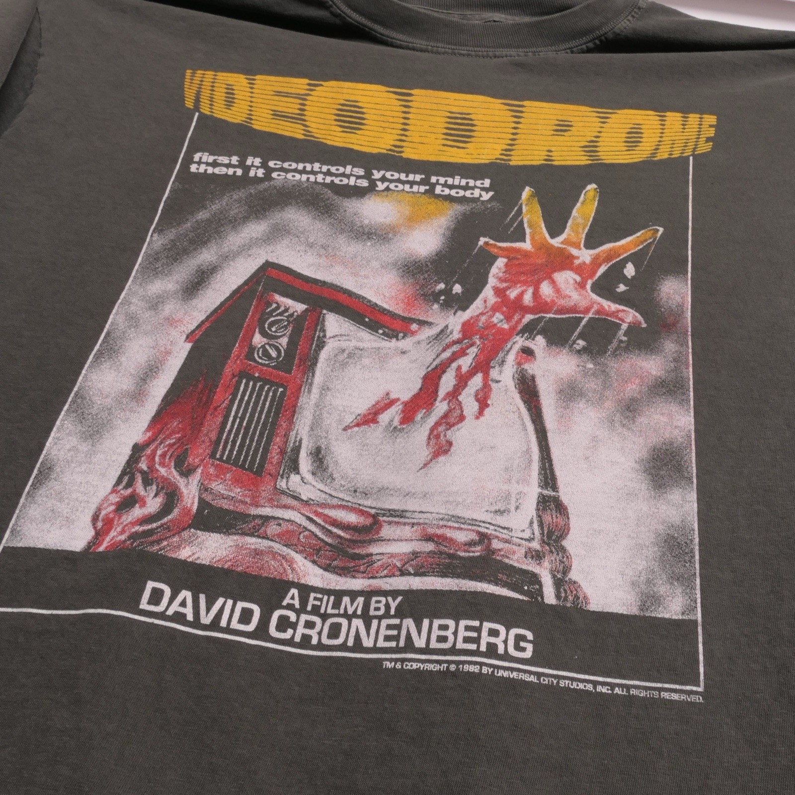 Videodrome Movie Tee David Cronenberg 1980s Body Horror Film Debbie Harry XL gallery