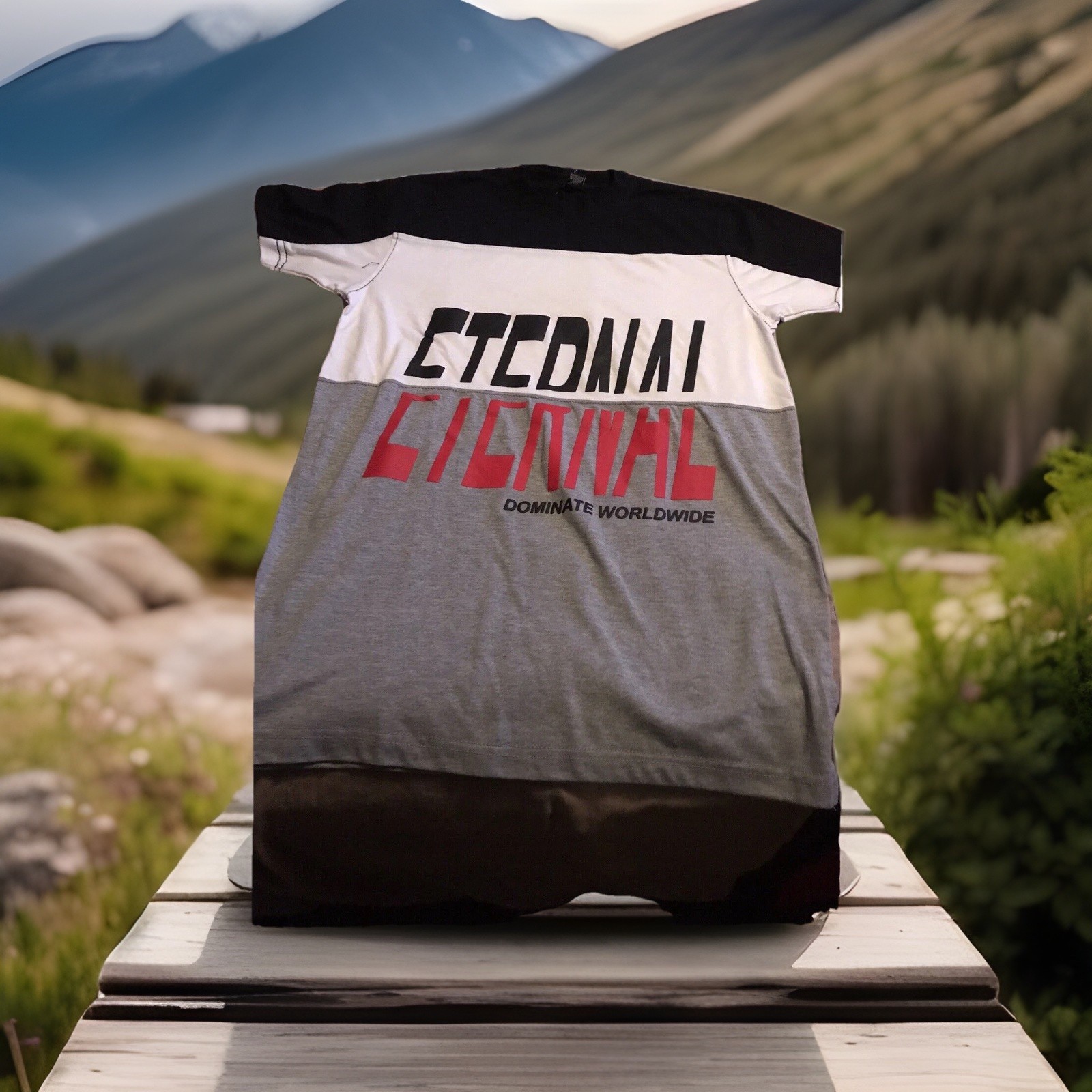 Mens Black  Eternal T Shirt