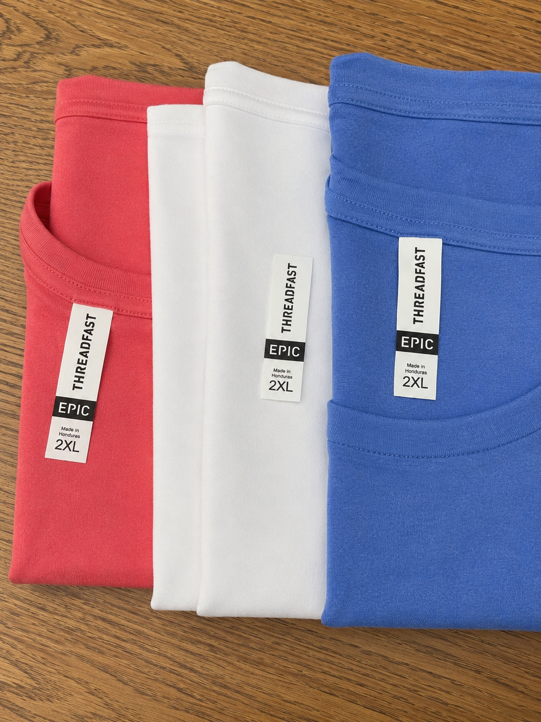 Threadfast Red, White & Blue TShirts 3 Pack – Size 2X 3X 4X 5X Patriotic Bundle gallery