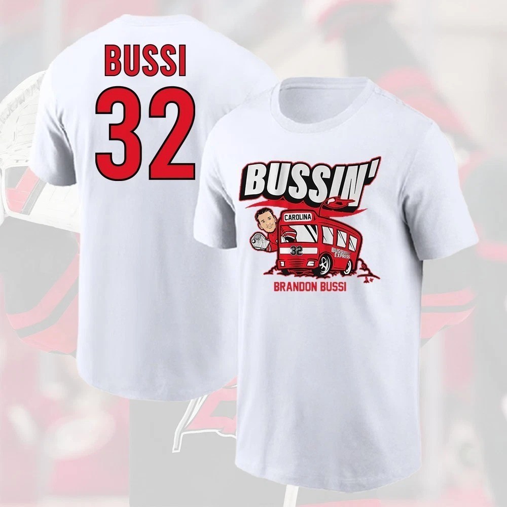 SALE! Brandon #32 Bussi 2026 Player Name & Number Gift For Carolina Fan S-5XL gallery