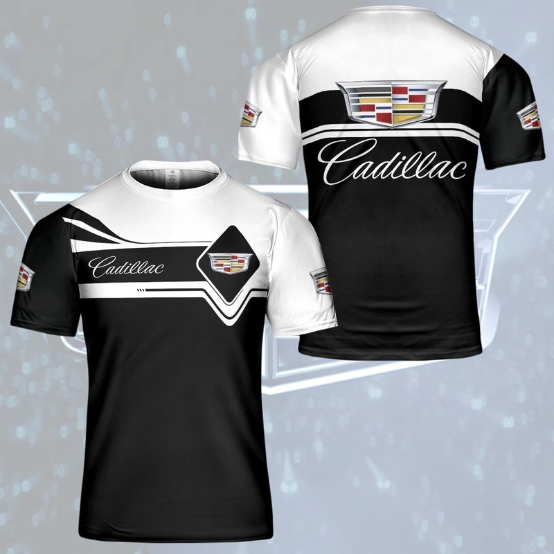 Custom Name Men’s Cadillac Logo T-Shirt Gifts – All Size S-5XL