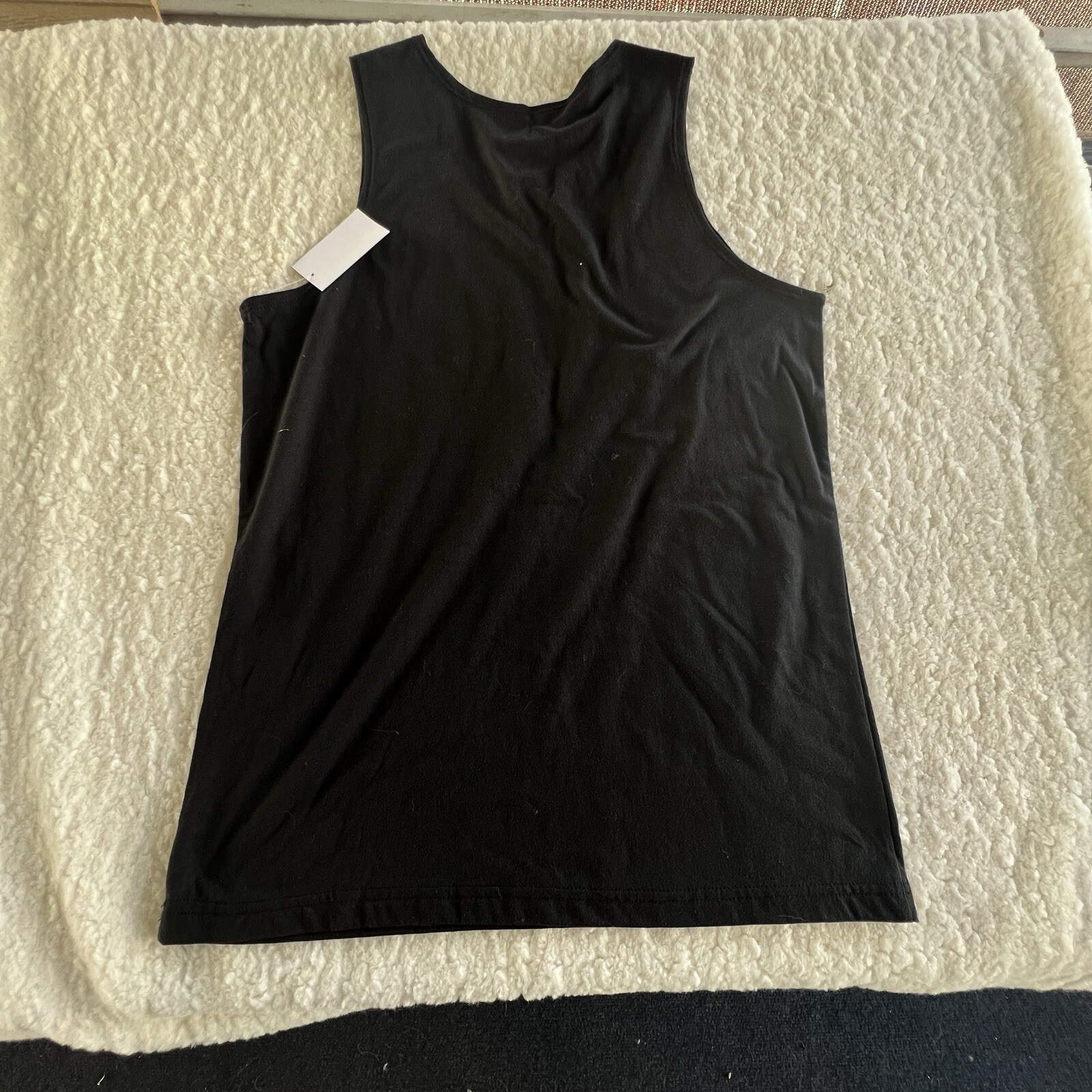AC/DC Tank Top Shirt Stretch New Black High Voltage Mens Size Small Workout gallery