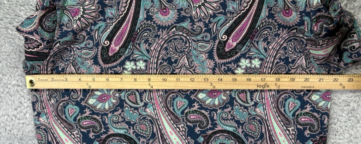 ETRO Milano Paisley Print T Shirt Top Mens L Multicolor Italy Cotton Short gallery