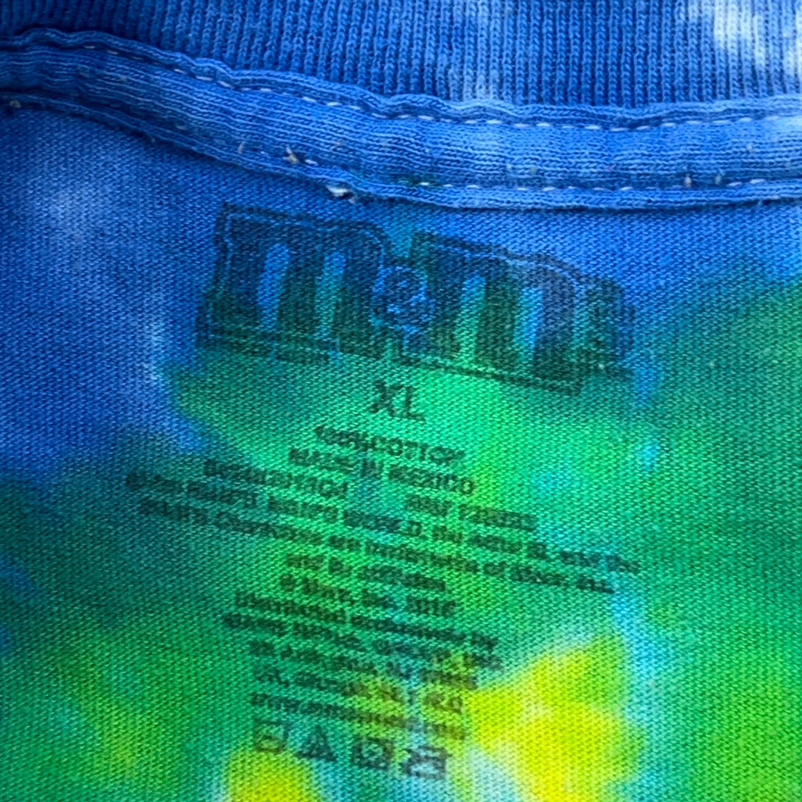 M&Ms Shirt Men XL Tie Dye Rainbow Chocolate Candy Retro Skate Swirl Adult gallery