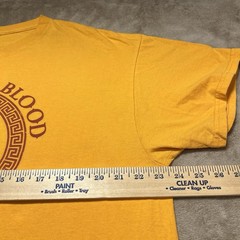 Camp Half Blood Percy Jackson Tee XL Orange Pegasus Crest Shirt