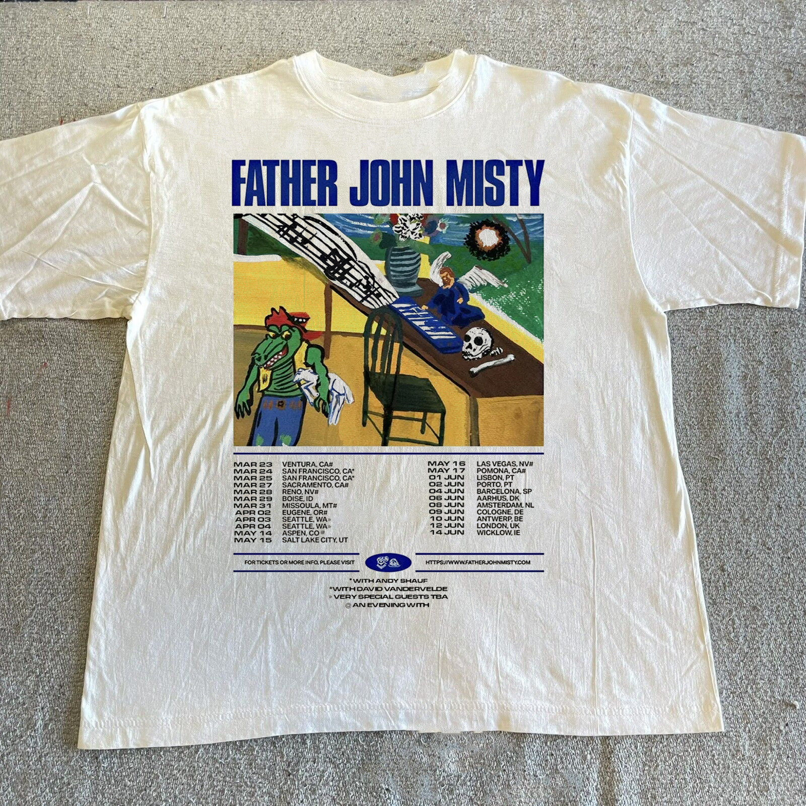 Father John Misty Tour 2026 Gift For Fan T-shirt Full size S to 5XL MD1443 gallery