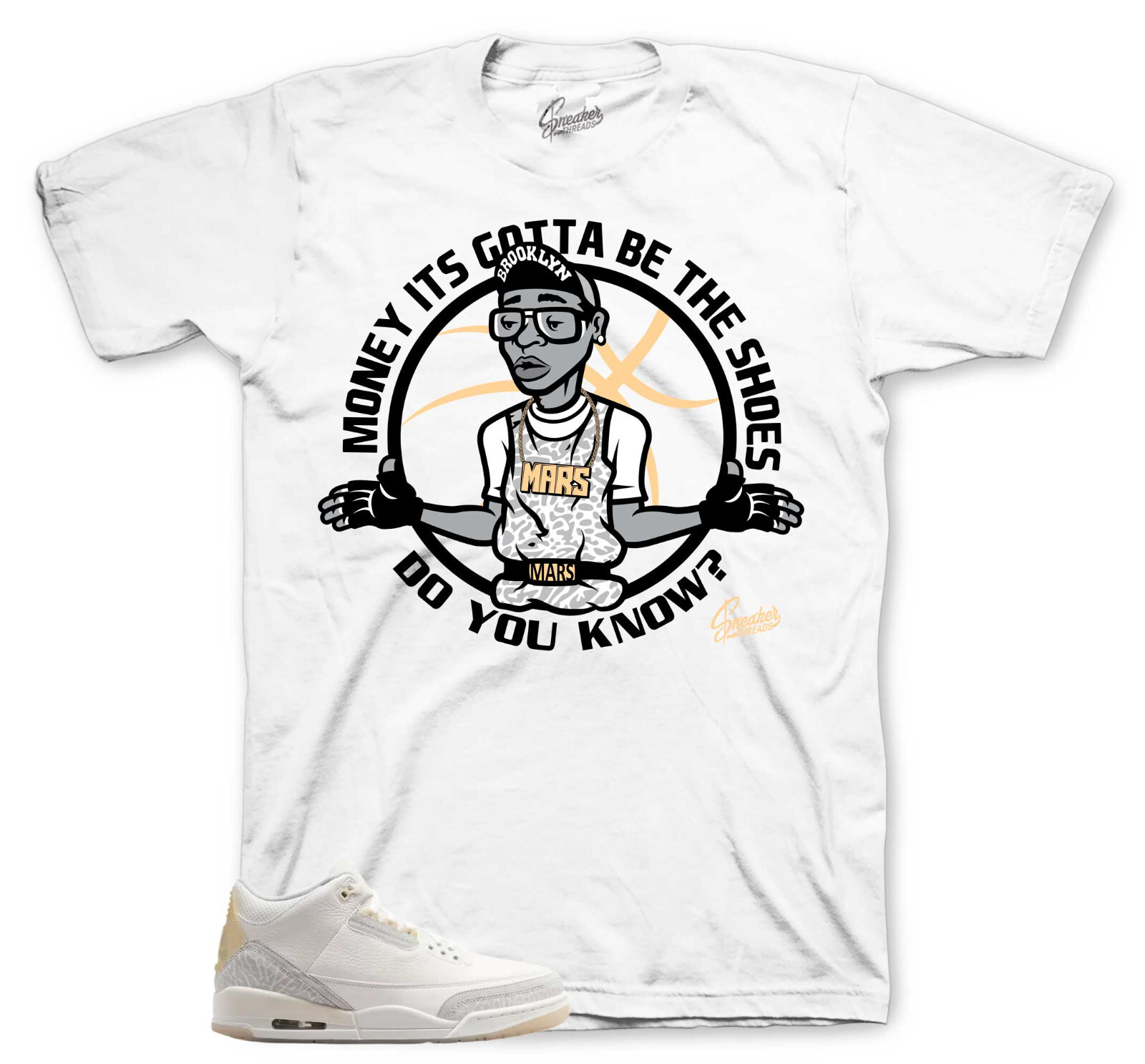 Shirt To Match Jordan 3 Craft Ivory Shoes – Gotta Be Shoes Sneaker Tee
