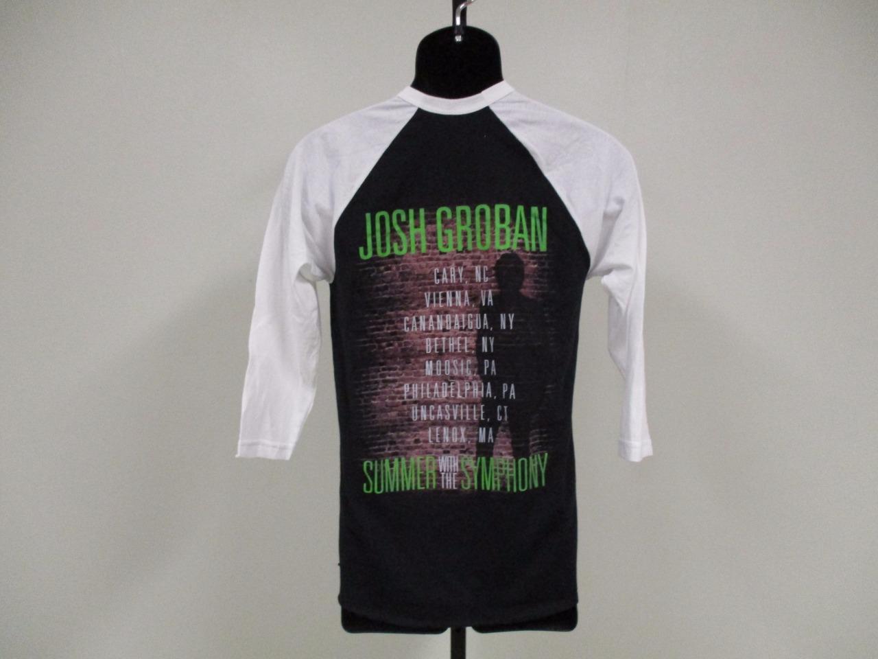 New Josh Groban Summer w/ Symphony Mens Adult Sizes S-M-L Band Concert Shirt gallery