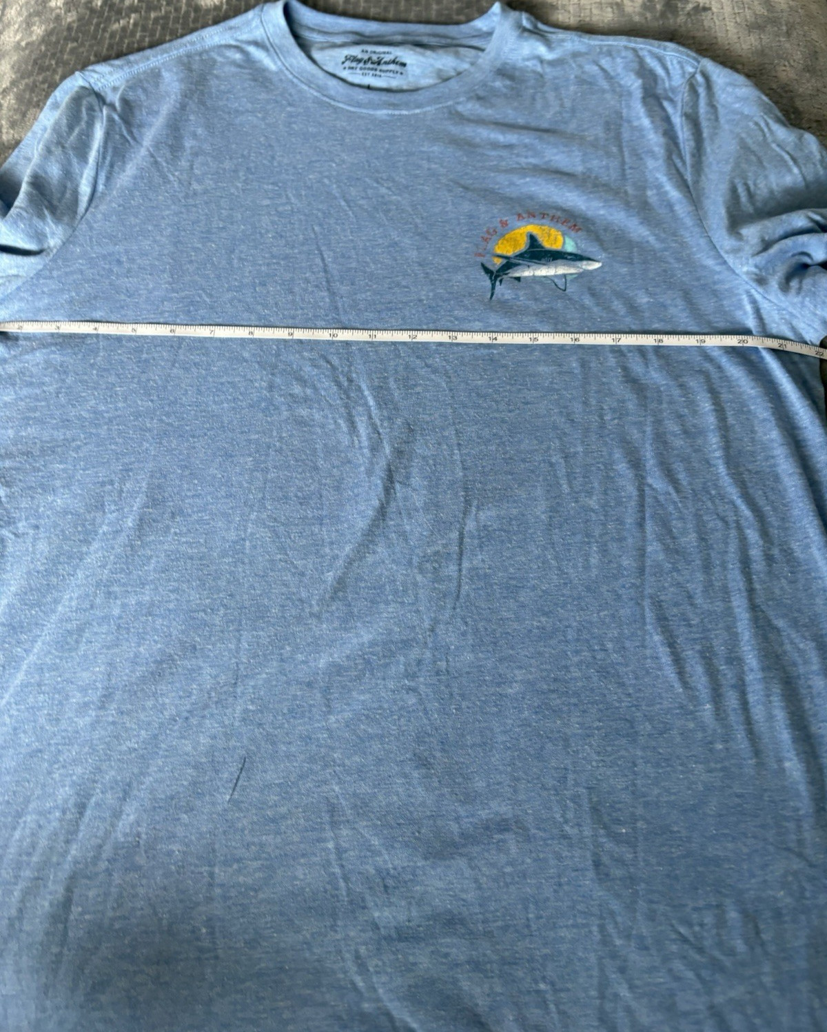 Flag & Anthem Trade Mark T-shirt Men light blue Graphic Print Large gallery