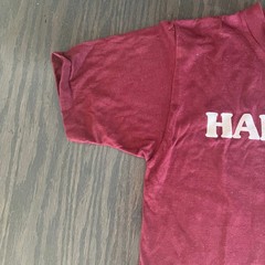 Bantam HAHVAHD Vintage Single Stitch Red T-shirt Unisex Medium
