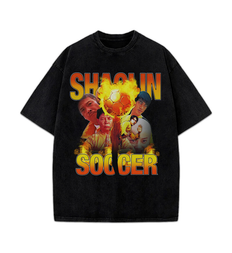 Shaolin Soccer Stephen Chow 周星馳 少林足球 Hong Kong Vintage Style 90’s T-Shirt