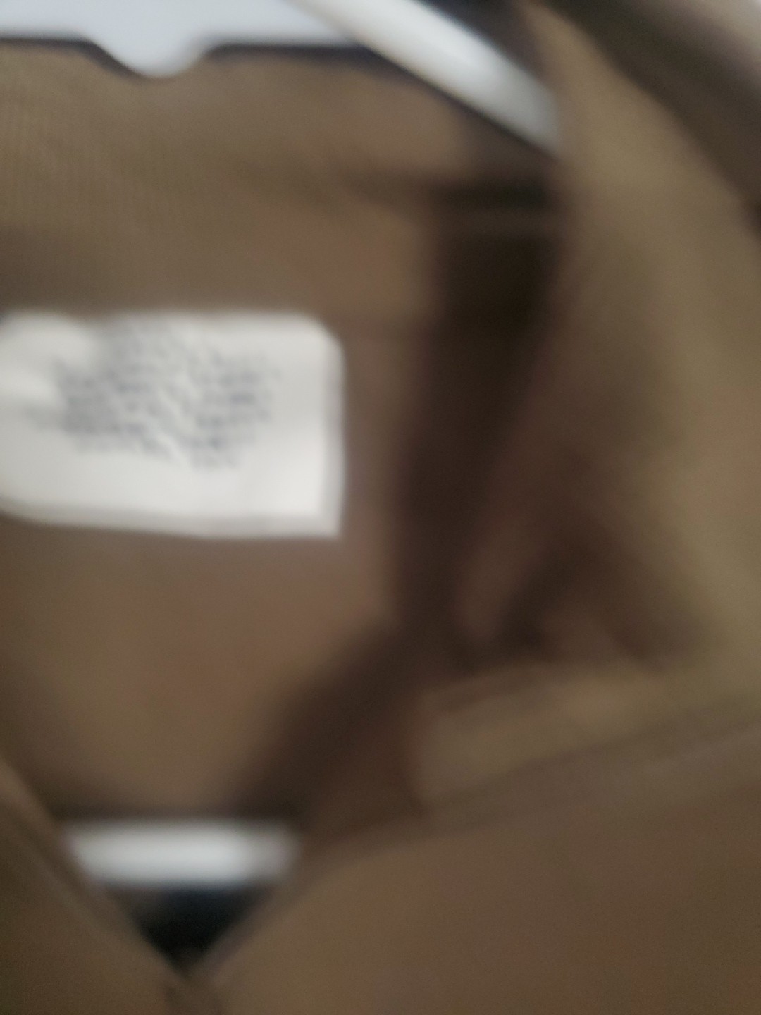 Bin# Cold Weather Undershirt Small Brown 1/4 Zip Long Sleeve 100% Polyester gallery