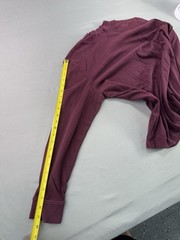 Mens Croft & Barrow Turtle-Neck Long Sleeve Extra Soft Tees Size Medium Maroon
