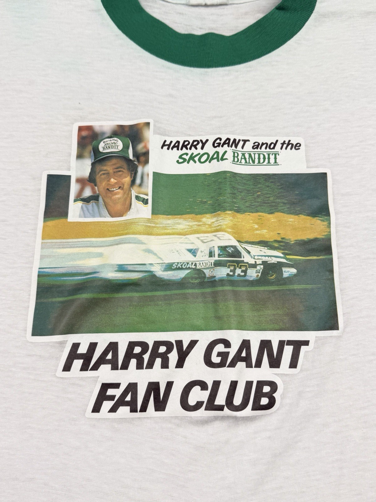 Vintage 80s Harry Gant Skoal Bandit Fan Club Ringer G Shirt Men’s Medium NASCAR gallery