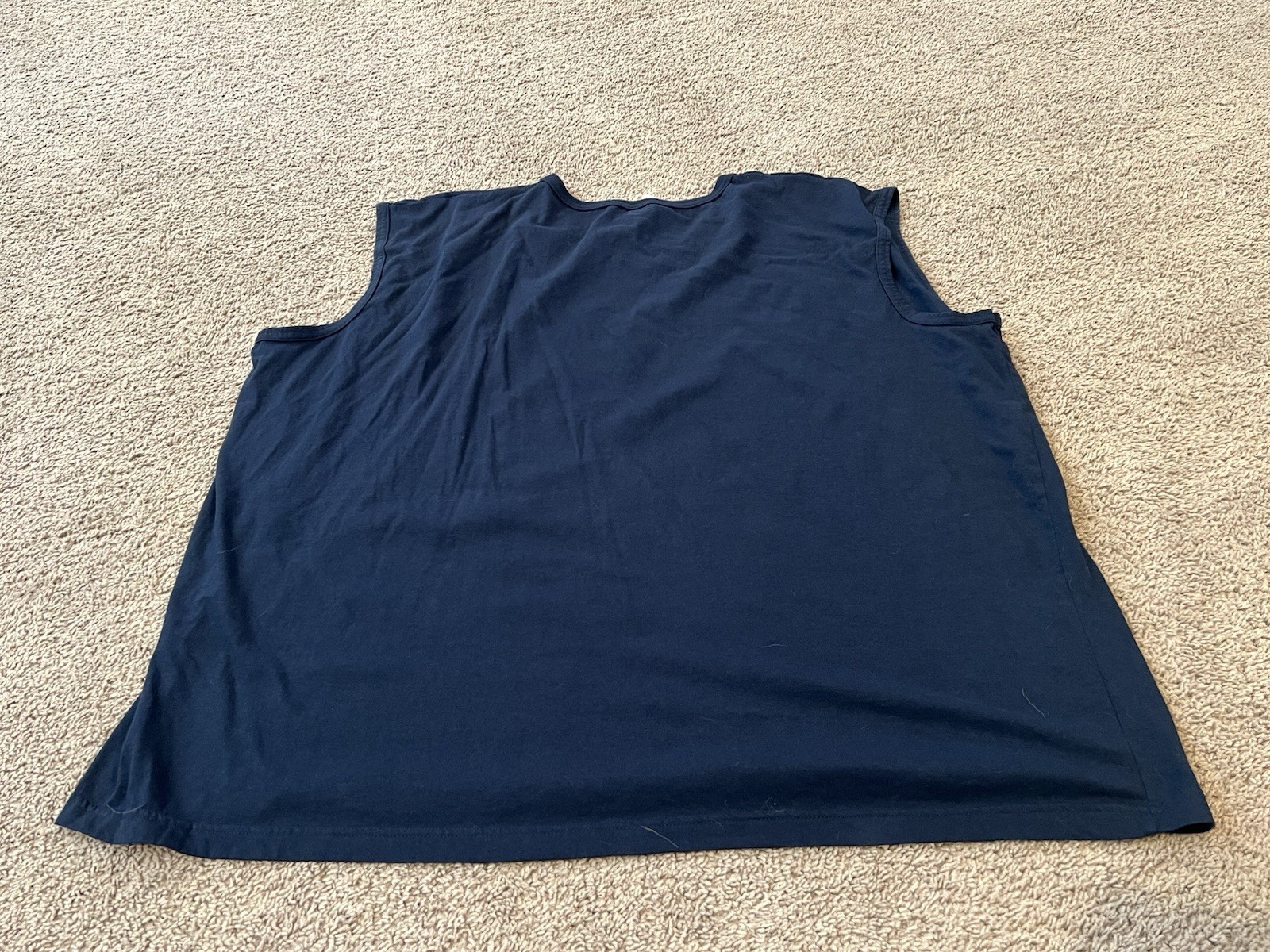 US Navy Second To None Blue Sleeveless Shirt Men’s 6XL Military Combat gallery