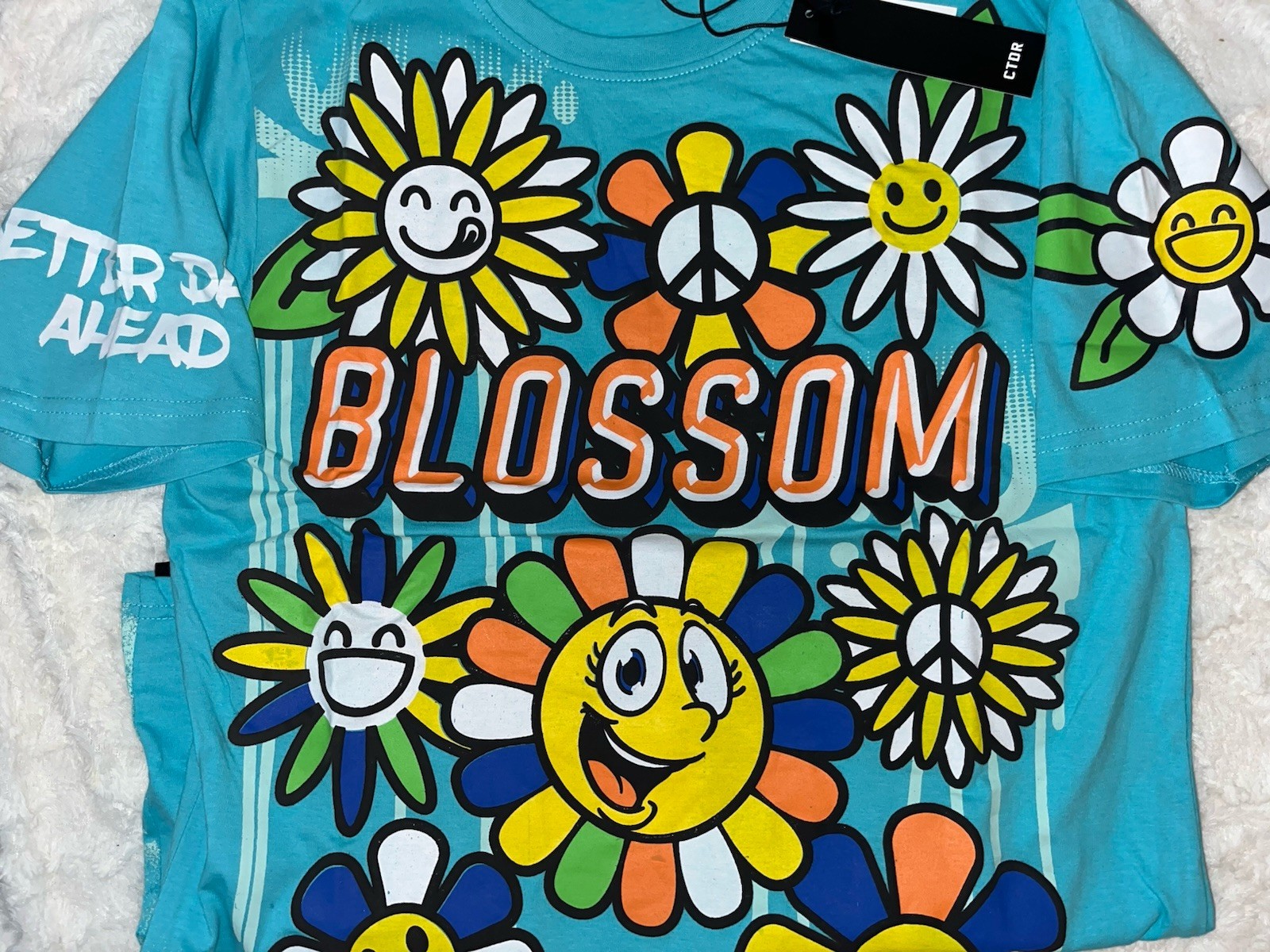 CONTENDER MENS STREETWEAR BLOSSOM PUFF PRINT POP ART GRAPHIC T-SHIRT LRG NWT $50 gallery