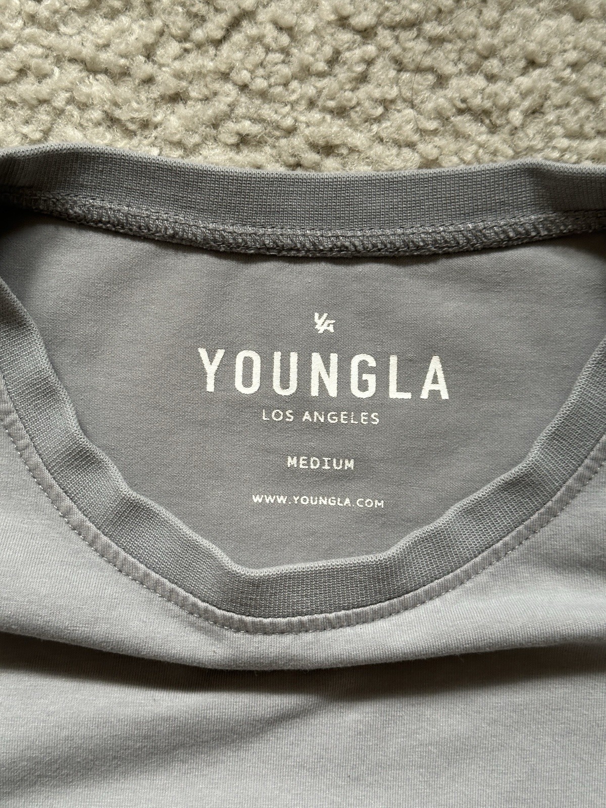 YoungLa T Shirt Grey Size Medium Short Sleeve gallery