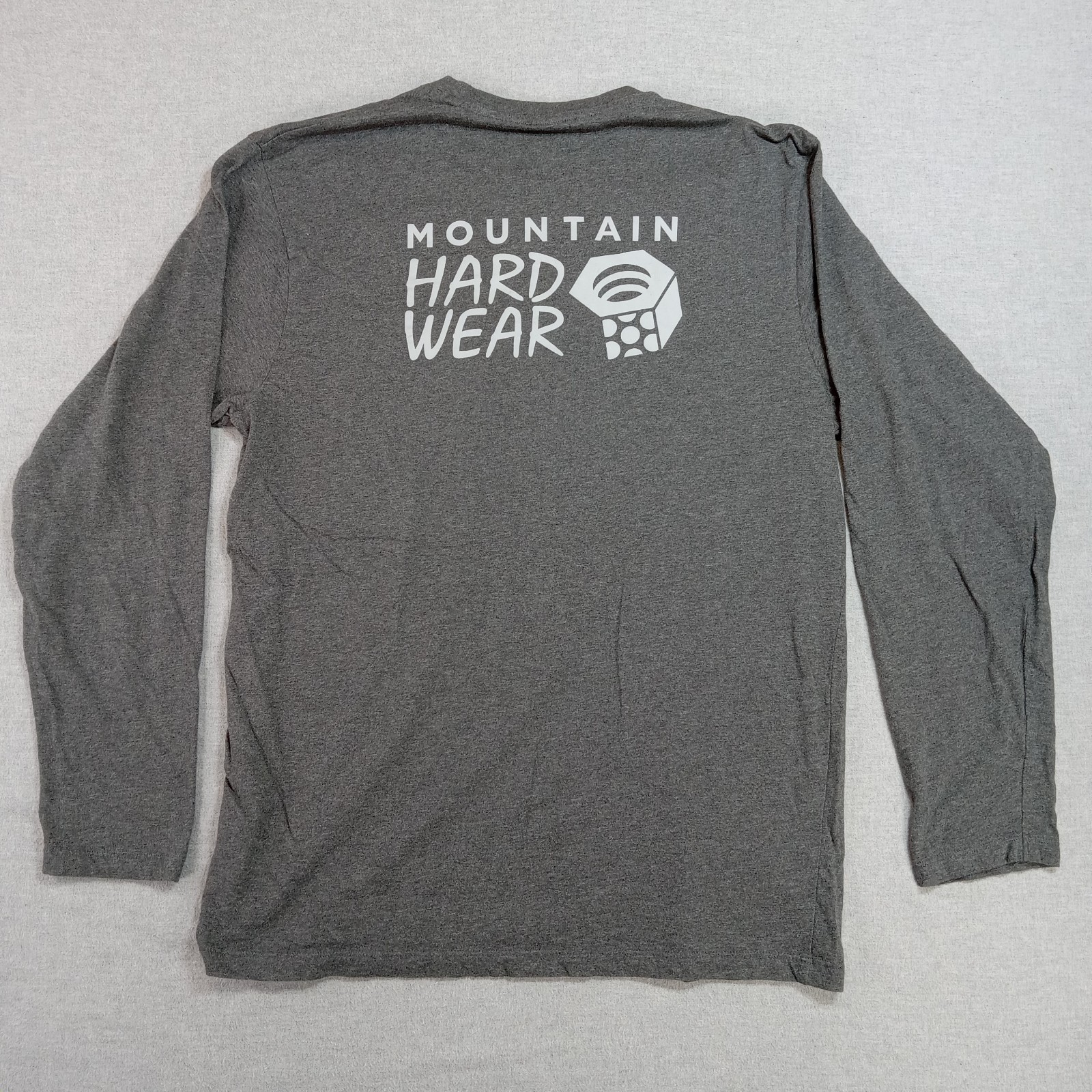 Mountain Hardwear Gray Long Sleeve Performance Shirt Organic Cotton Blend L gallery