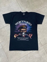 Vintage Rothco 1988 Mercenaries Never Die Military T-Shirt SIZE M