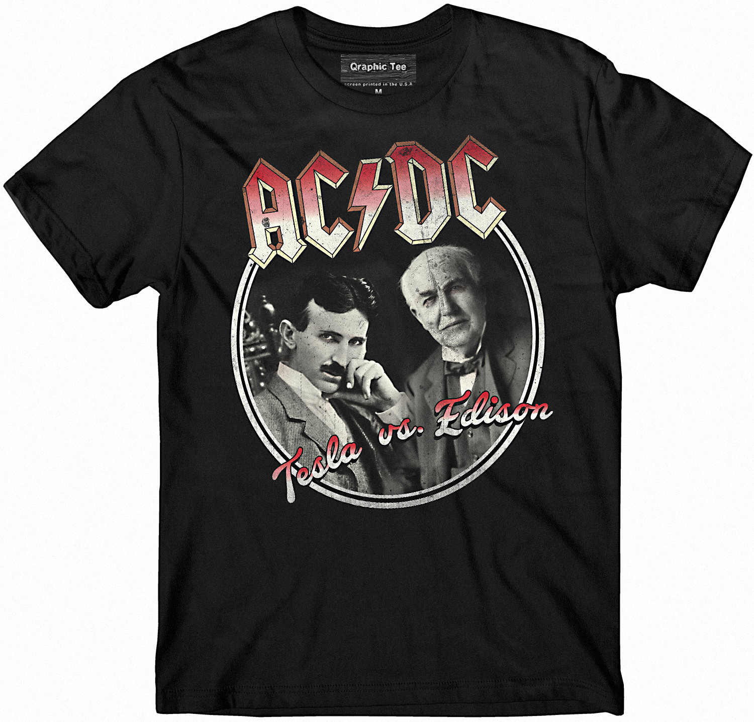 Nikola Tesla t-shirt, Edison t-shirt, Free Energy t-shirt, SCREENPRINTED gallery