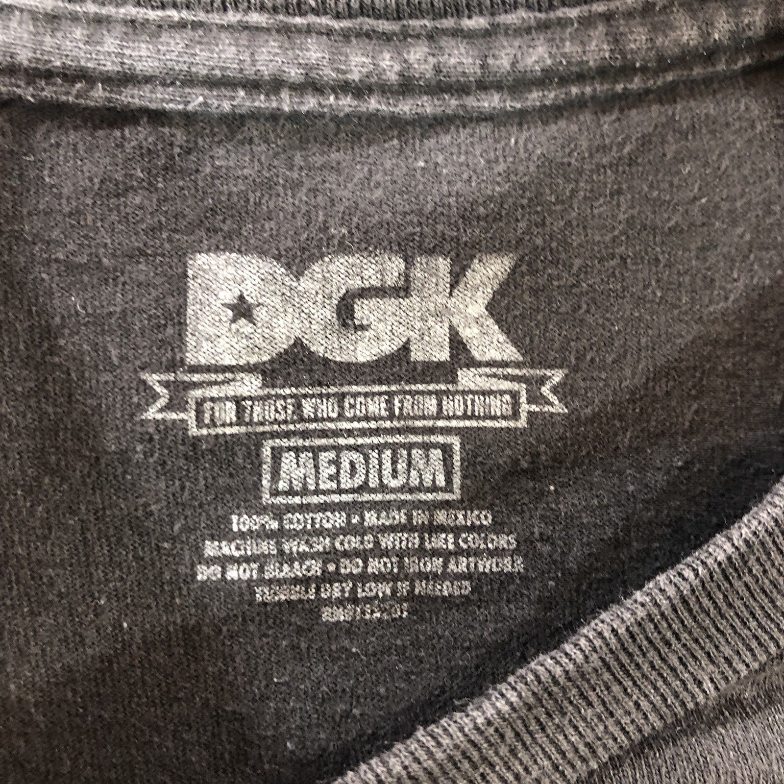 DGK Shirt Mens Medium Black Short Sleeve Mother Mary Graphic Came From Nothing gallery