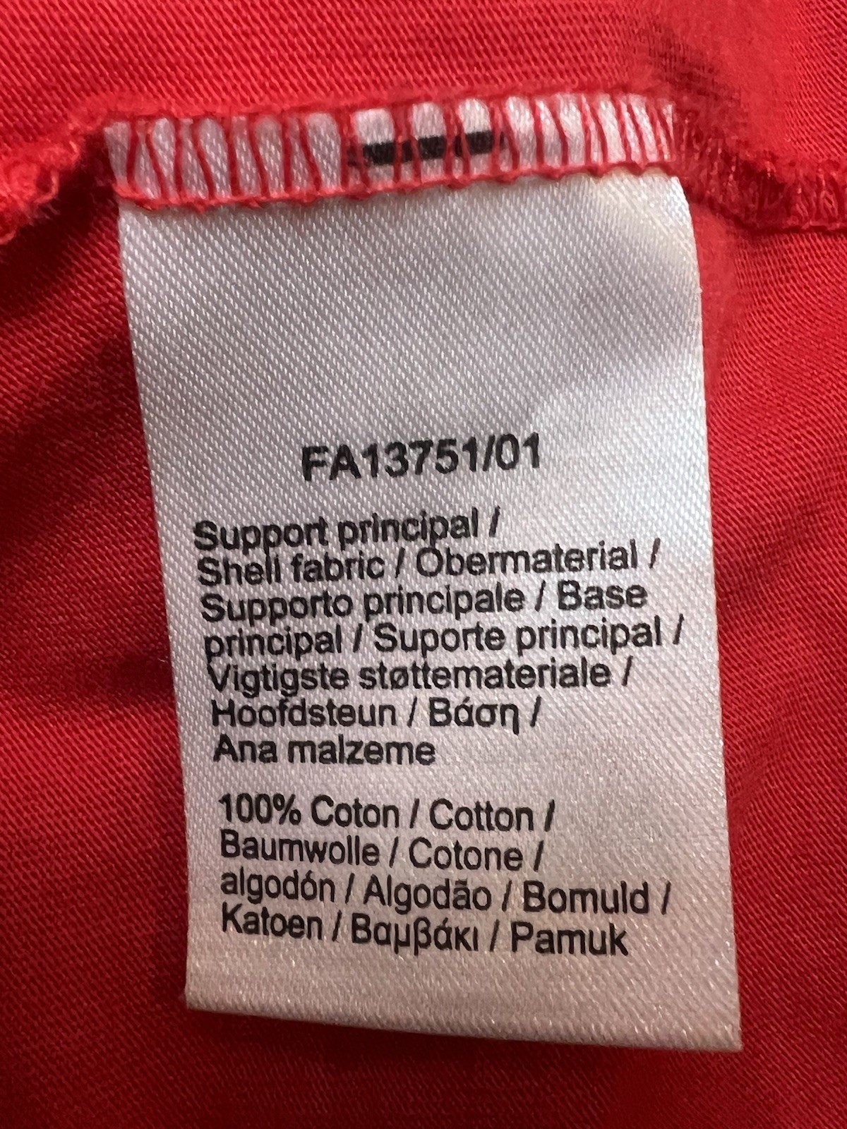 Lacoste Short Sleeve T Shirt 100% Cotton Men’s Size 3 X Red gallery