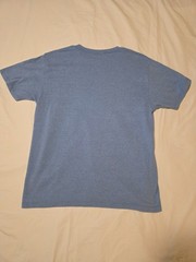 Red Tornado Light Blue Heather Soft T-Shirt Sz Large DC Comics Excellent