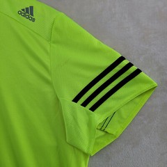 Adidas Response Running Men Size XL Solid Yellow Short Sleeve Crew-Neck T-Shirt