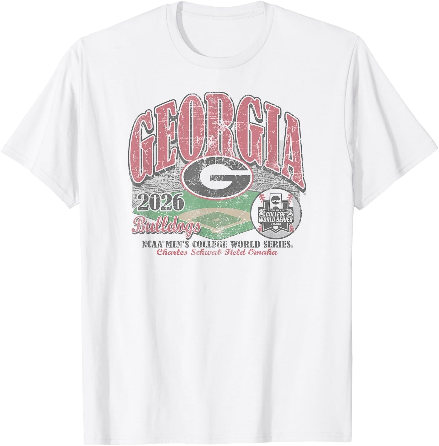Georgia Bulldogs College World Series 2026 CWS Baseball T-Shirt gallery
