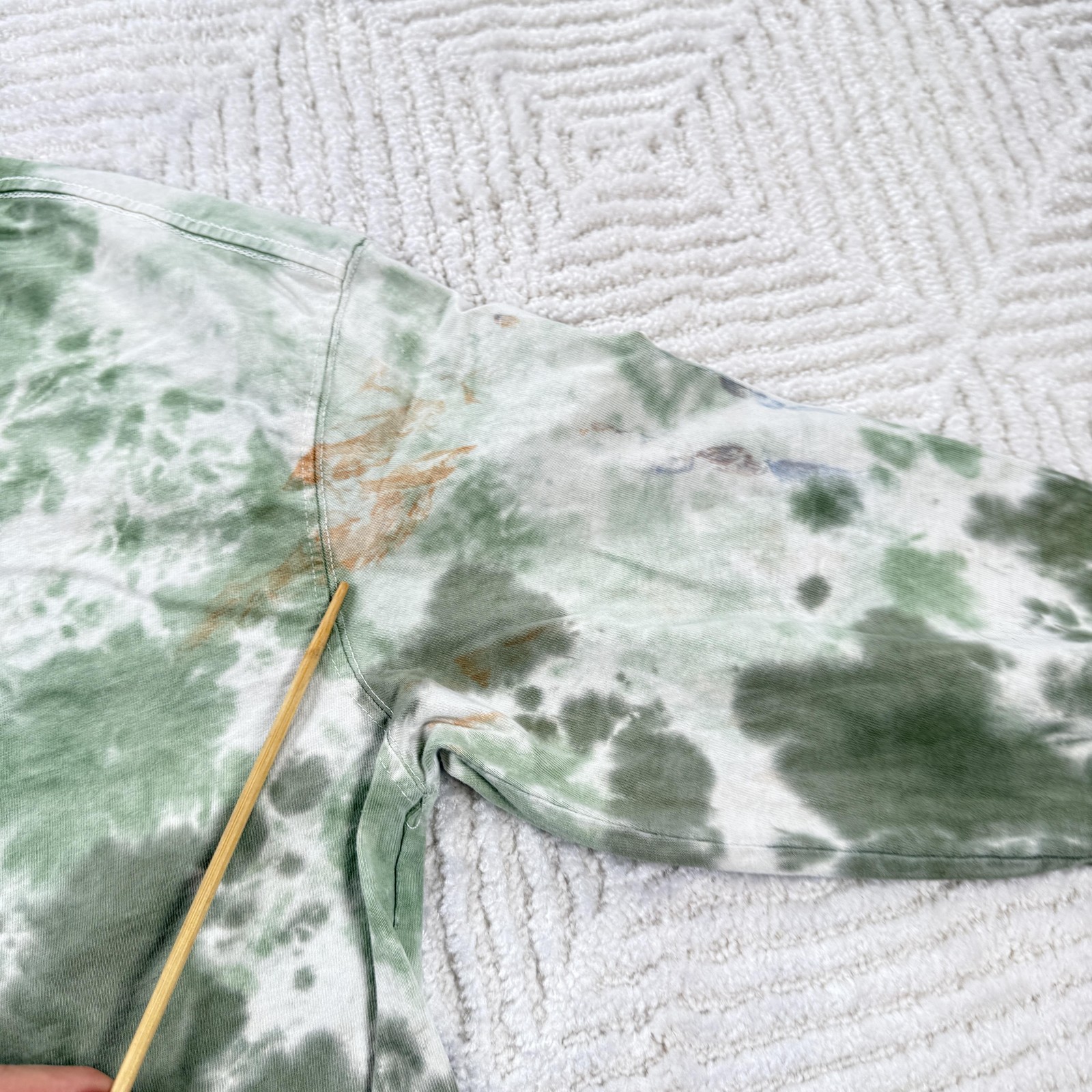 H&M Shirt Men M Tie Dye Skater Grunge Artsy Distressed Edgy Urban Punk Festival gallery