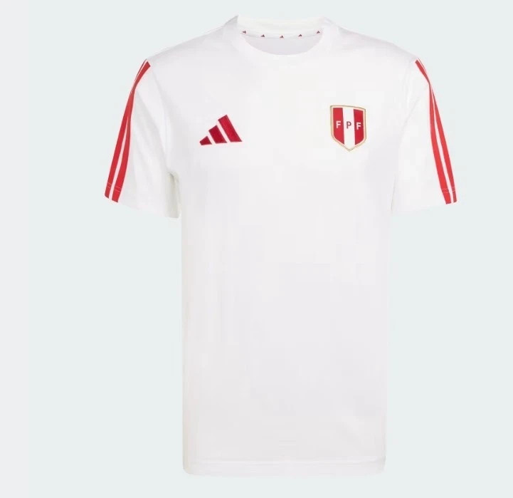 adidas Men's Soccer Peru T-Shirt DNA Seleccion de Futbol FPF 2026 XL gallery