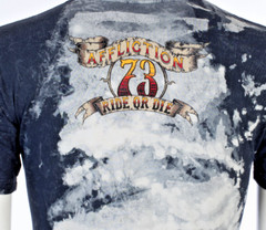 AFFLICTION American Customs RIDE OR DIE Short Sleeve Slim Fit T-shirt NWT