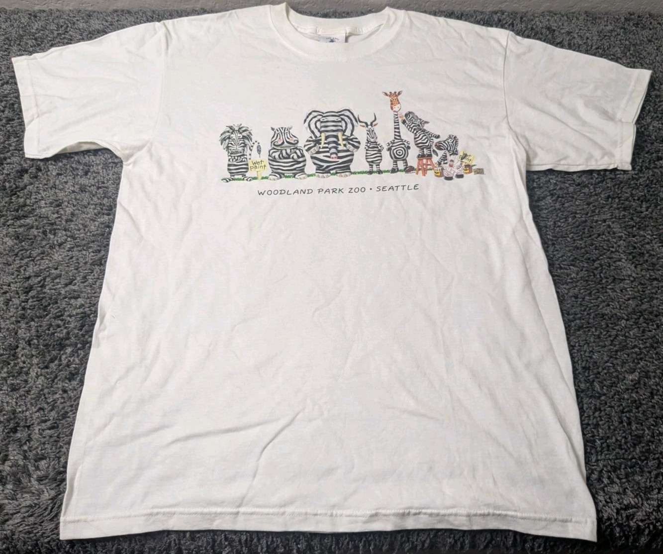 Vintage The Duck Company T Shirt Men’s L Woodland Park Zoo Seattle Short Sleeve