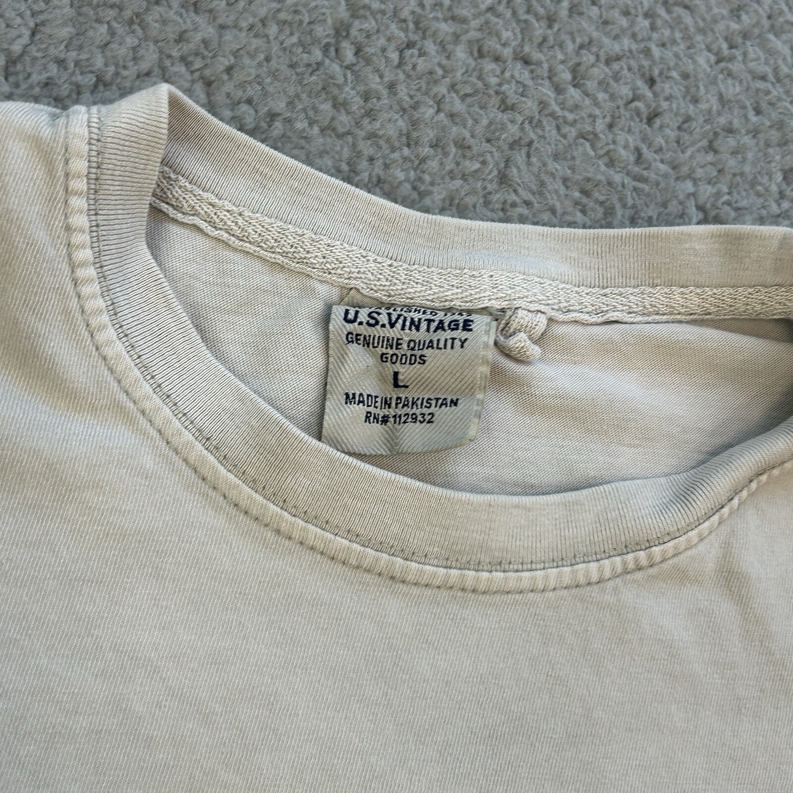U.S VINTAGE T -Shirt Men Large Multicolor Panama City Beach Florida 1953 Surf gallery