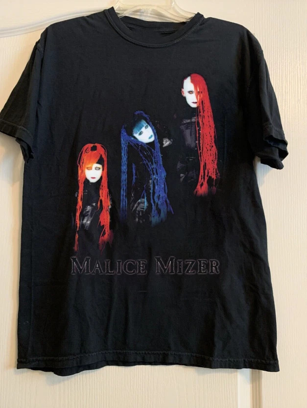 VTG Malice Mizer Band Gift For Fans Heavy Cotton Black S-5XL T Shirt AG917