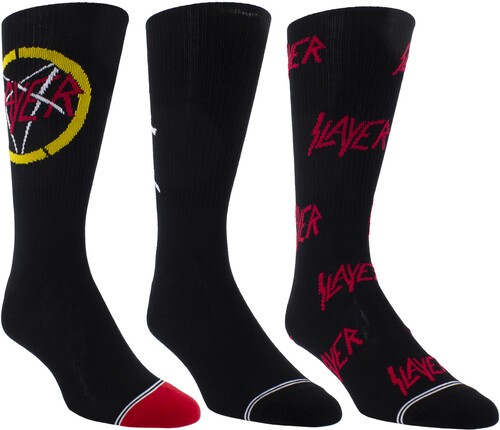 Slayer - Perri's - Slayer - Volume - Crew Socks (3 Pack) [New ] Socks, 3 Pack gallery
