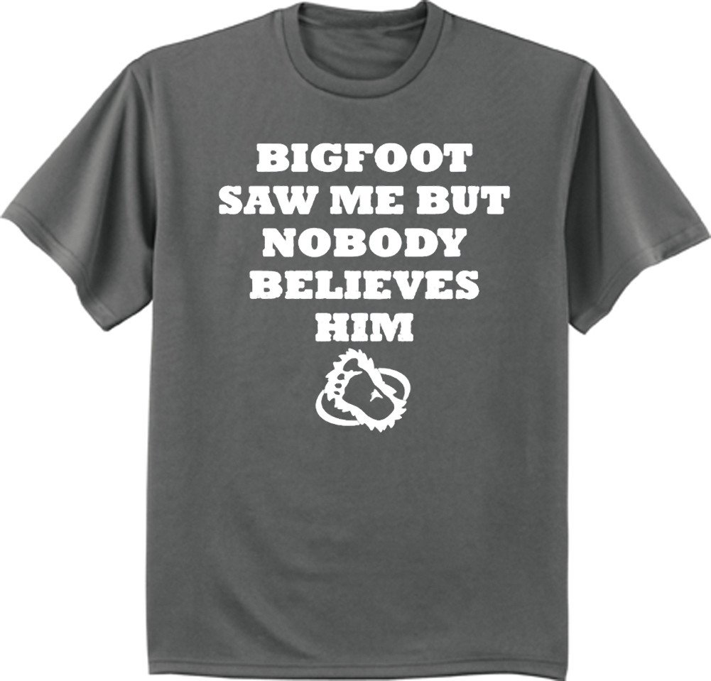 Big and Tall t-shirt funny saying bigfoot mens big guy clothing king size tee gallery
