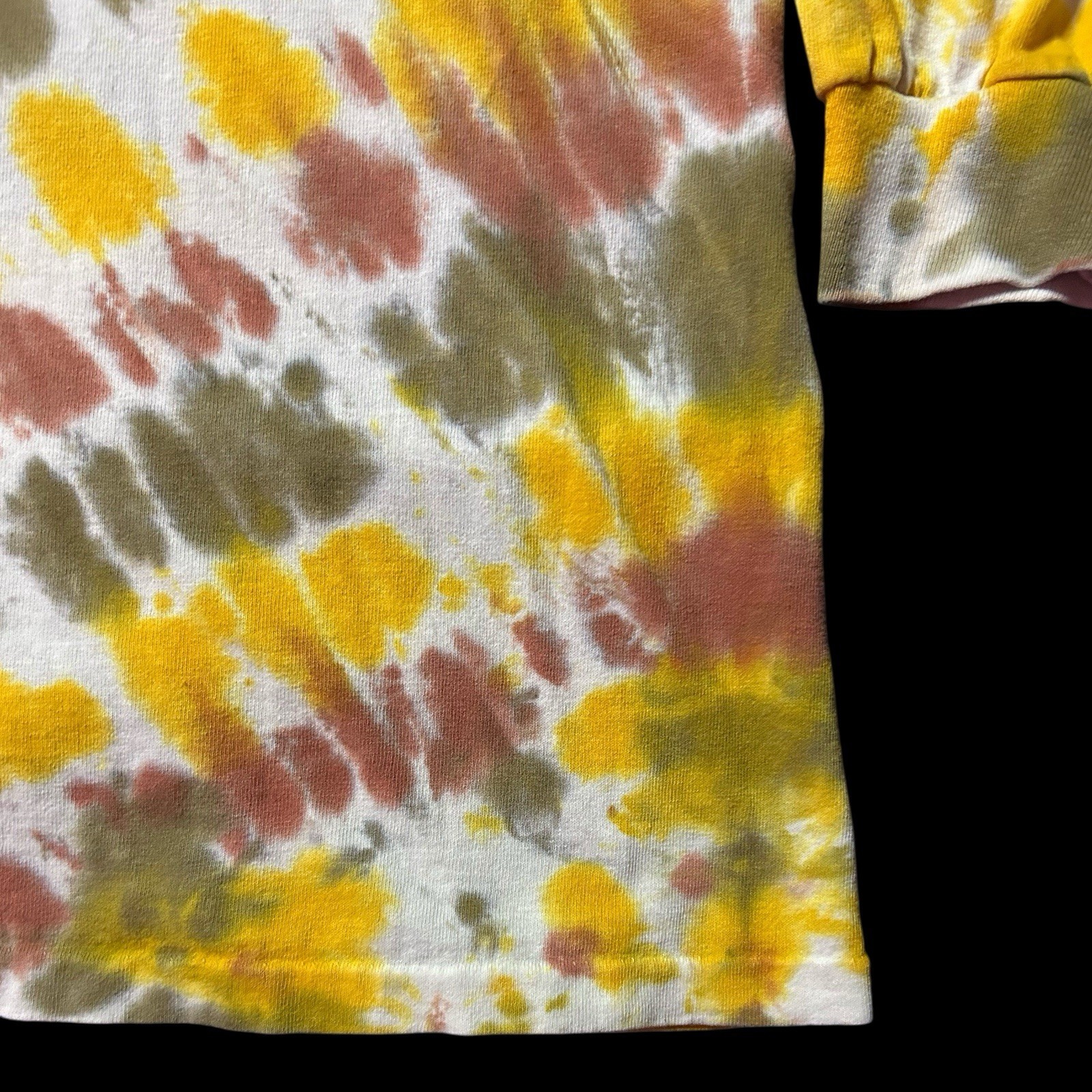 Vintage 90s KCBX Radio Live Oak Music Festival Tie Dye Long Sleeve Double Sided gallery