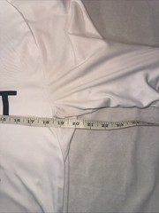 Rawlings Perfect Game Shirt White #7 Softball Baseball Size Medium
