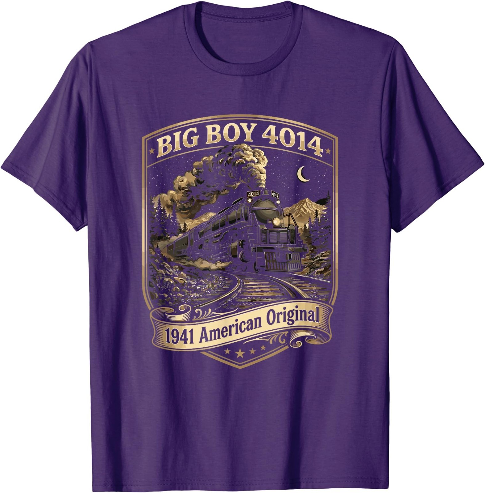 Big Boy 4014 Train Engineer Steam Train Conductor American T-Shirt gallery