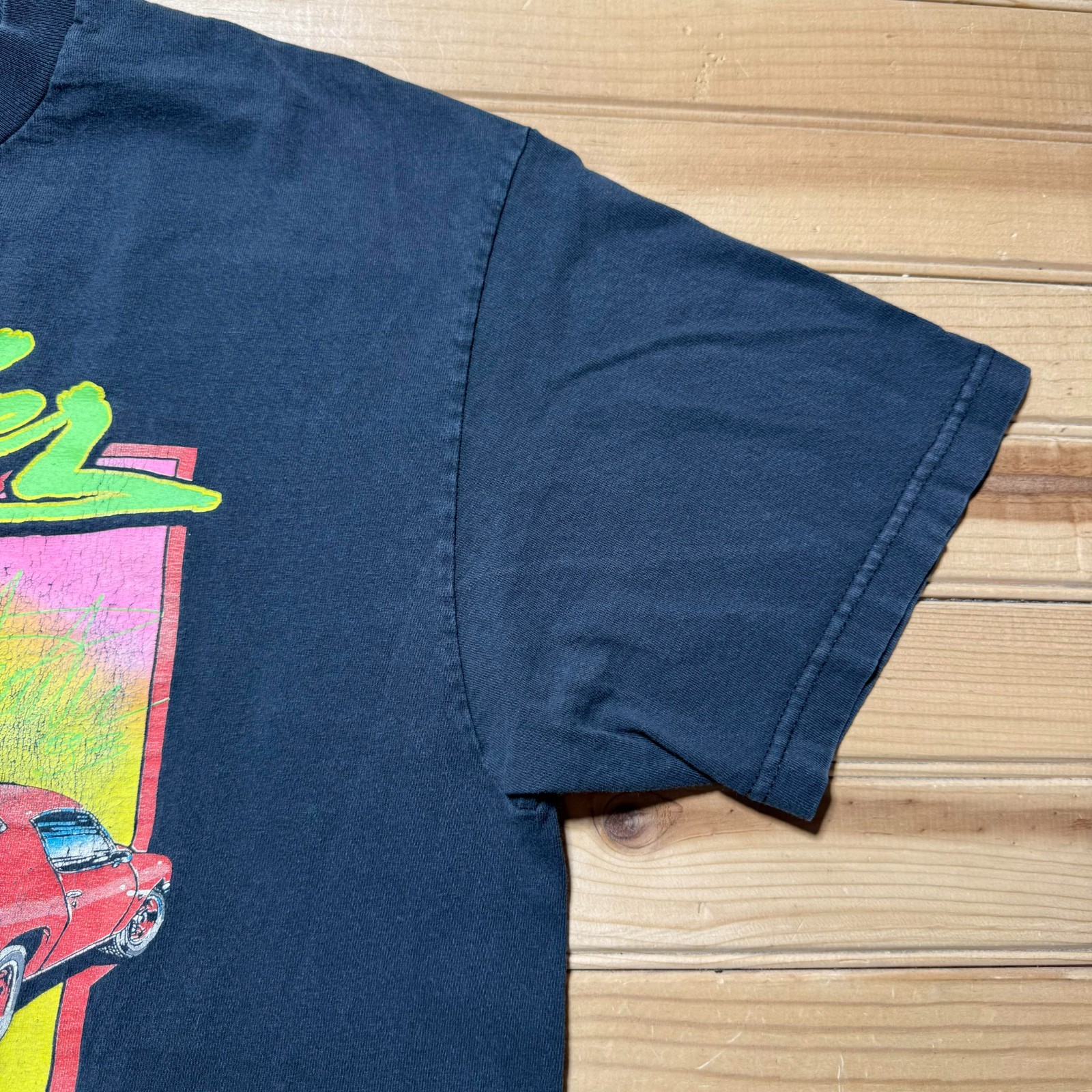 Vintage 1984 John Galt Thunder Kustom Club American Rally Racing Shirt Size XL gallery