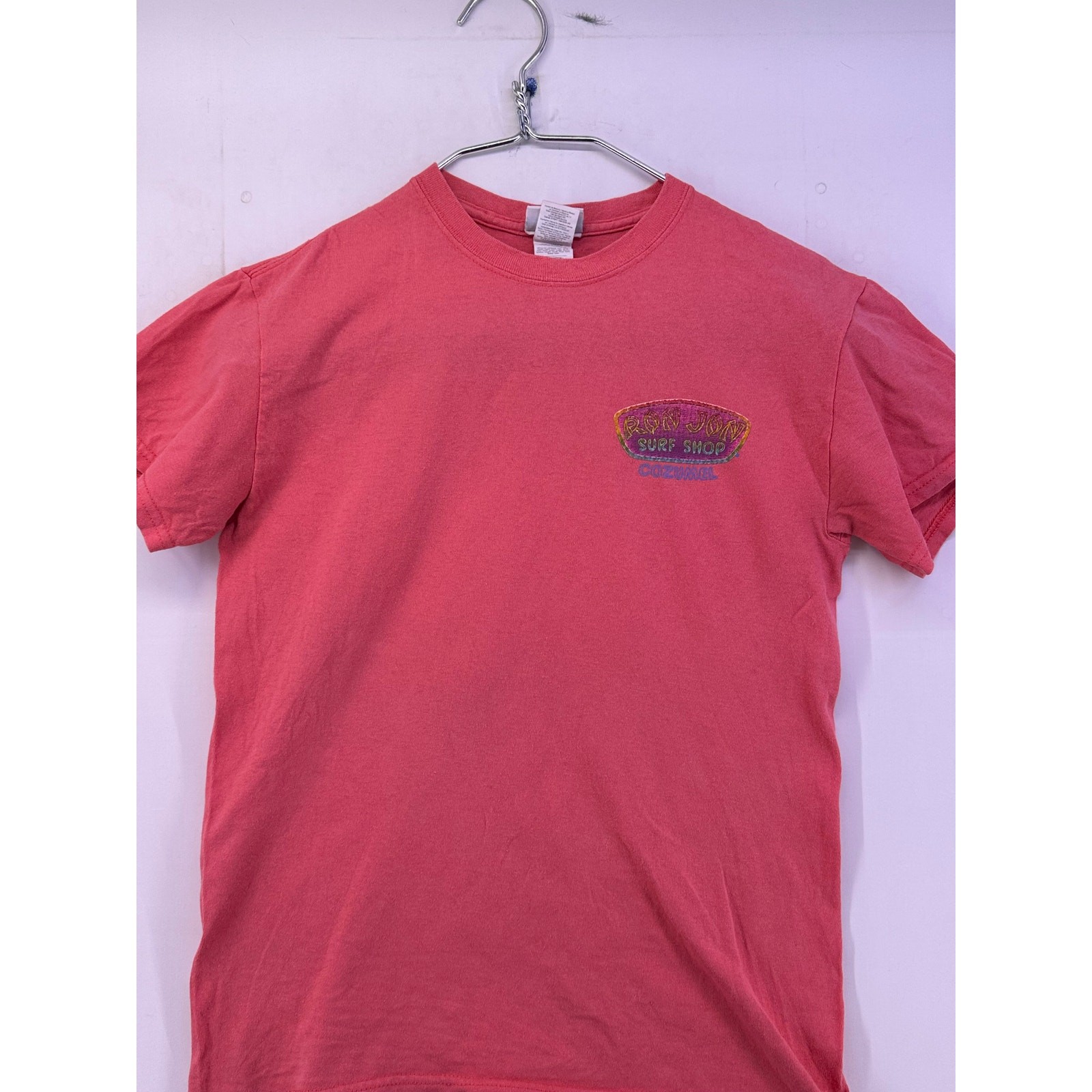 Ron Jon Surf Shop Cozumel Mexico Pink Tshirt Size Small gallery
